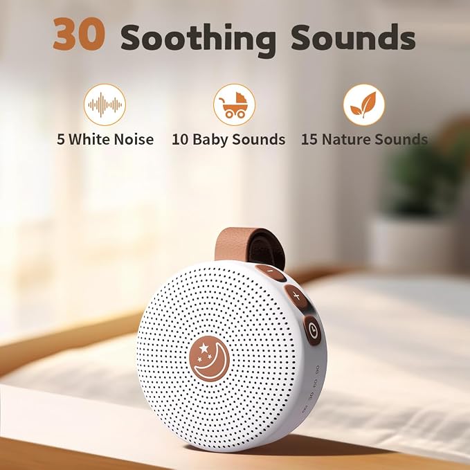 Sound Machine Mini Portable Baby White Noise Machine - Image 2