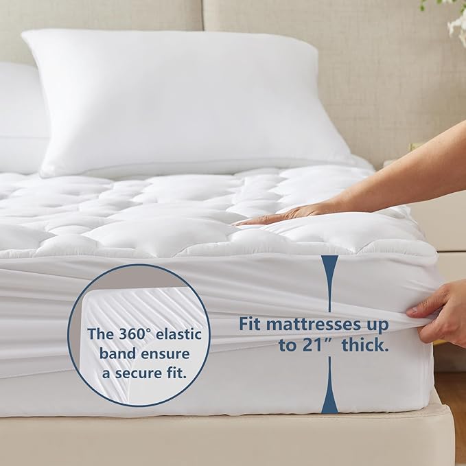CozyLux Full Size Mattress Pad - Image 5