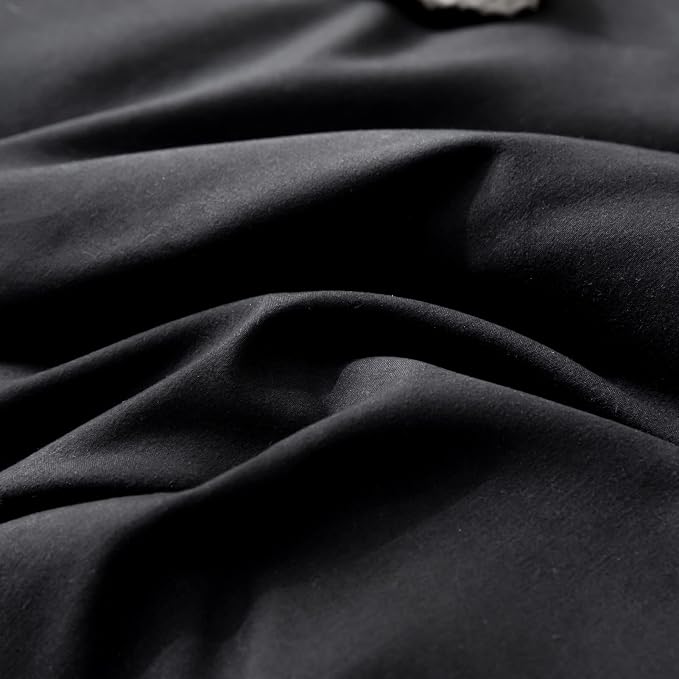ROSGONIA Oversized King Comforter Black - Image 8