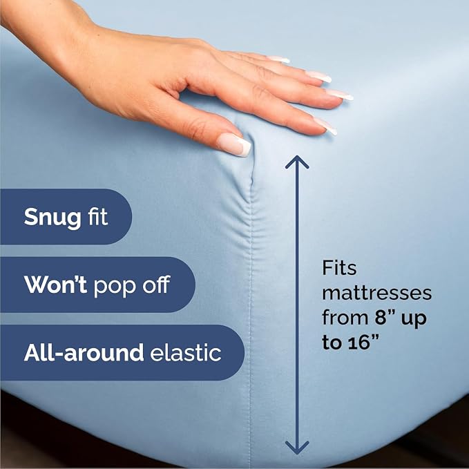Cal King Size 4 Piece Sheet Set - Image 3