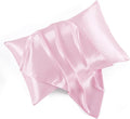 Satin Pillowcases with Zipper （20x36）, King Size Pillowcases Set of 2 by HommxJF
