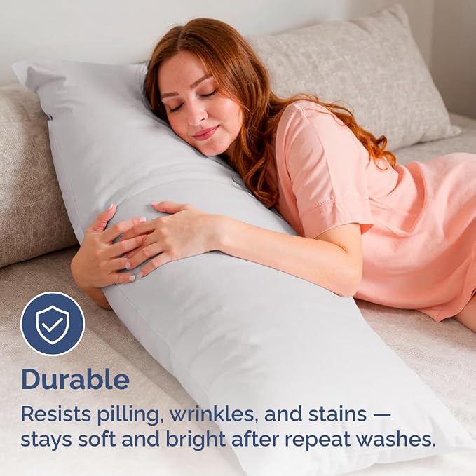Body Pillowcases Set of 4-20x54 Long Body Pillow Case - Image 4