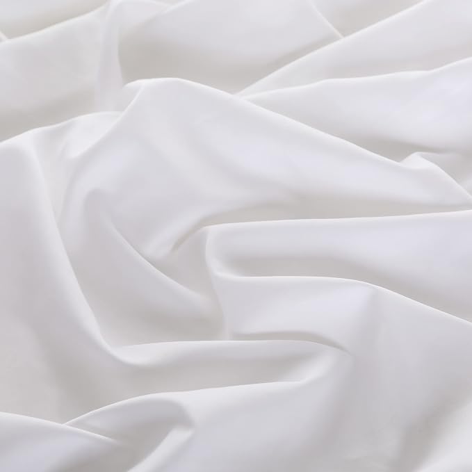 100% Egyptian Cotton Fitted Sheet CK Size White, 600 Thread Count 8-16" Deep - Image 8