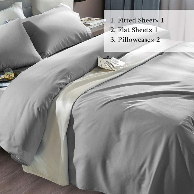 SONORO KATE Bed Sheet Set Super Soft Microfiber 1800 Thread Count Luxury - Image 2