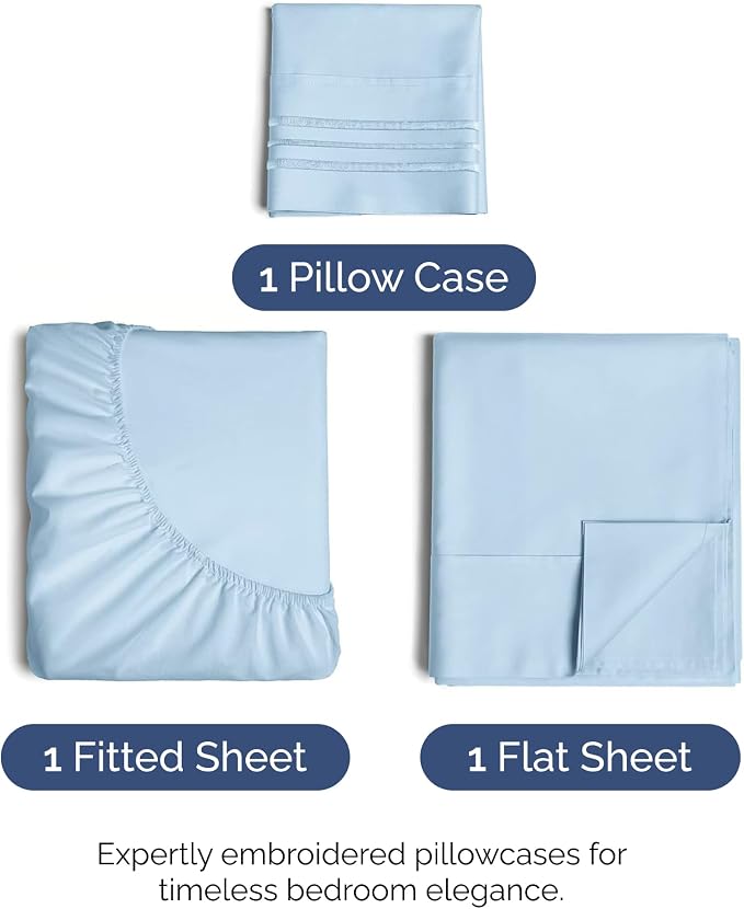 Twin Size 3 Piece Sheet Set - Image 2