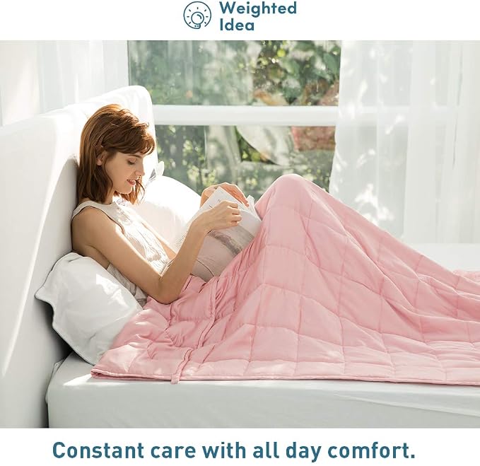 Weighted Idea Weighted Blanket for Adults Cooling Breathable Heavy Blanket - Image 3