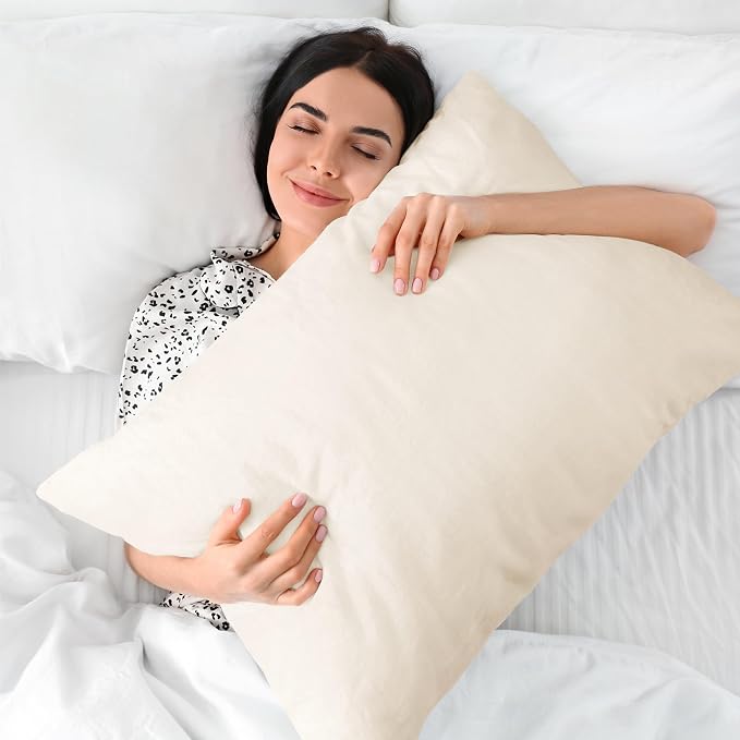 BEDELITE Flannel Pillowcases Standard Set of 2, Super Soft Fleece Pillow Case - Image 5