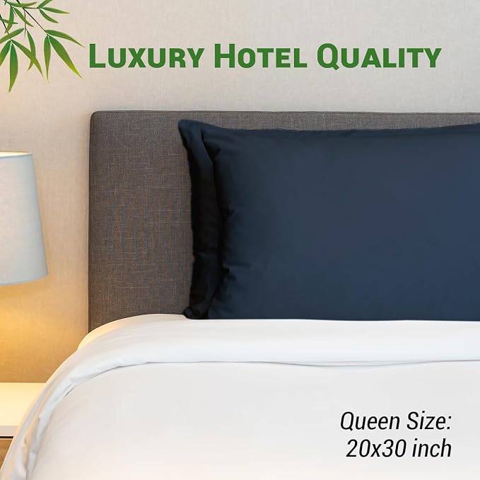 Gogreen Bamboo Rayon Waterproof Pillow Protector, Breathable Pillow Cover - Image 6