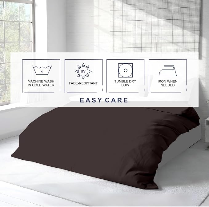 Kotton Culture 1 Pc 120" x 98" Duvet Cover Oversized King 100% Egyptian Cotton - Image 7
