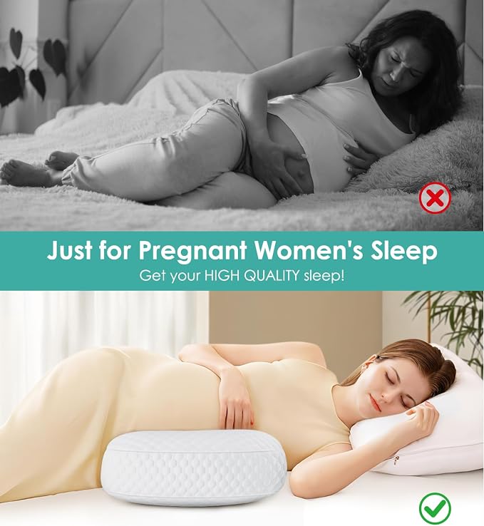 Pregnancy Pillow Cooling for Sleeping, Detachable and Adjustable Double-Sided - Image 5