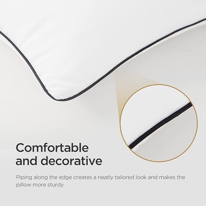 Acanva Cooling Bed Pillows for Sleeping, Luxury Hotel Quality 3D Microfiber - Image 4