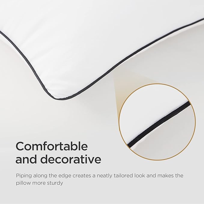 Acanva Cooling Bed Pillows for Sleeping, Luxury Hotel Quality 3D Microfiber - Image 4