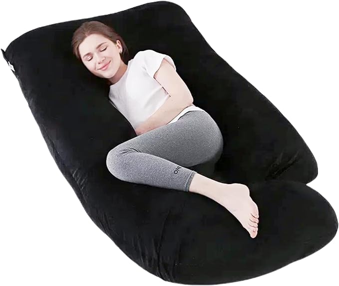 ALLOPERA Pregnancy Pillow, Full Body Maternity Pillow 57 inch, by Unknown