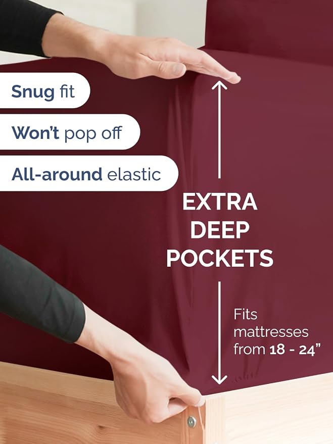 Extra Deep Twin XL Fitted Sheet - Image 2