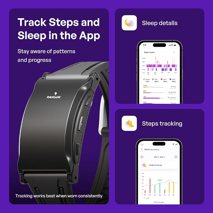 Pavlok 3 Sports – App Controlled Silent Alarm & Habit Trainer Wearable – - Image 6