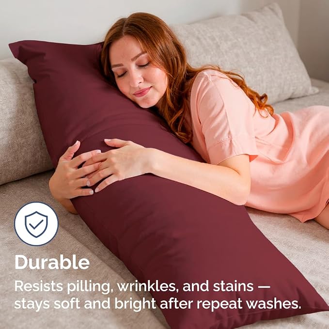 Body Pillowcases Set of 2-20x54 Long Body Pillow Case - Image 5