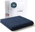 YnM Exclusive Weighted Blanket, Soothing Cotton, Smallest Compartments by YNM