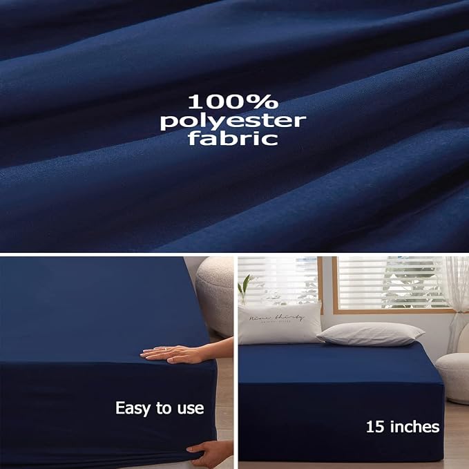 Bedding TwinXL Size Fitted Sheet Only - Image 3