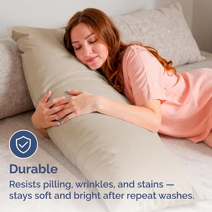 Body Pillowcases Set of 4-20x54 Long Body Pillow Case - Image 4