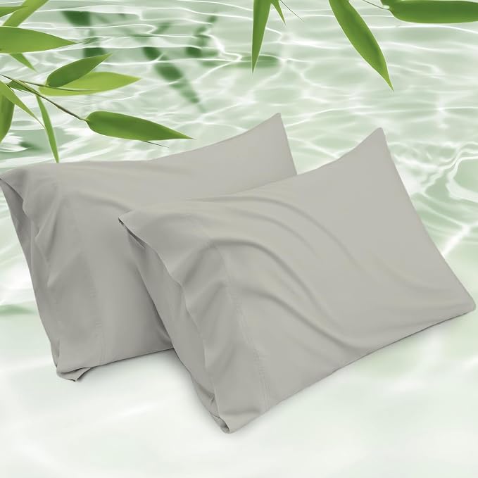Kamas Oversized Bamboo Pillowcase Set of 2 | 100% Naturally Grown | Ultra Soft by KAMASHOMECOLLECTION