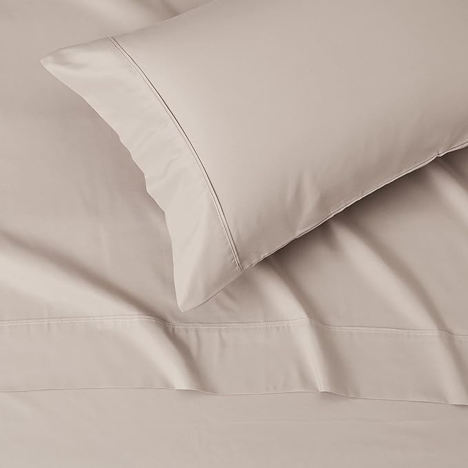 Amazon Basics Lightweight Super Soft Easy Care Microfiber 3-Piece Twin XL Sheet - Image 2