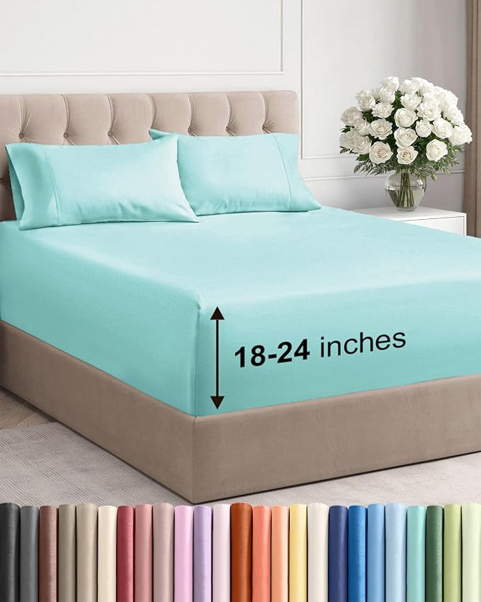 Extra Deep Twin Sheet Set by CGKUnlimited
