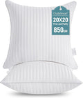 Oubonun 20 x 20 Throw Pillow Inserts, Firm and Fluffy Decorative Square Pillows by Oubonun