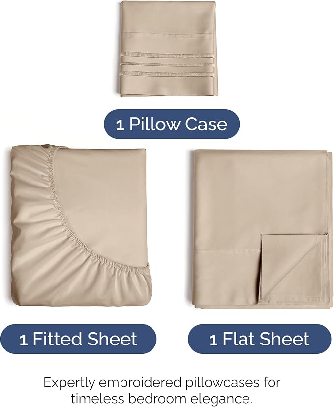 Twin Size 3 Piece Sheet Set - Image 2