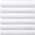 GOLD TEXTILES Queen Flat Sheet 12 Pack – Brushed Microfiber Top Sheets by GOLDTEXTILES