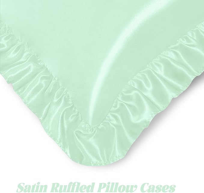 Homiest Ruffle Satin Pillowcase - Image 5