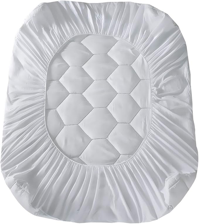 Favorland Cal King Mattress Pad, 8-21" Deep Pocket Protector Ultra Soft Quilted - Image 6