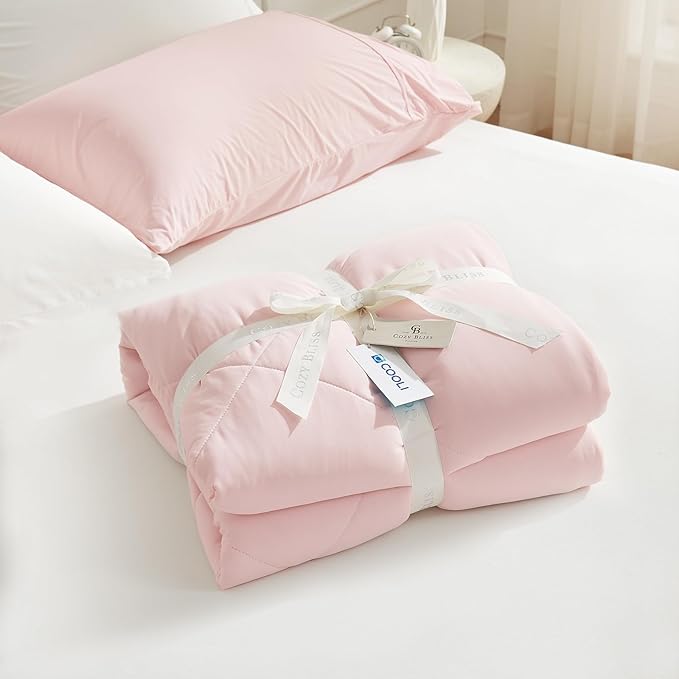 Cozy Bliss Cooling Comforter Queen Size, Cooling Blankets - Image 6