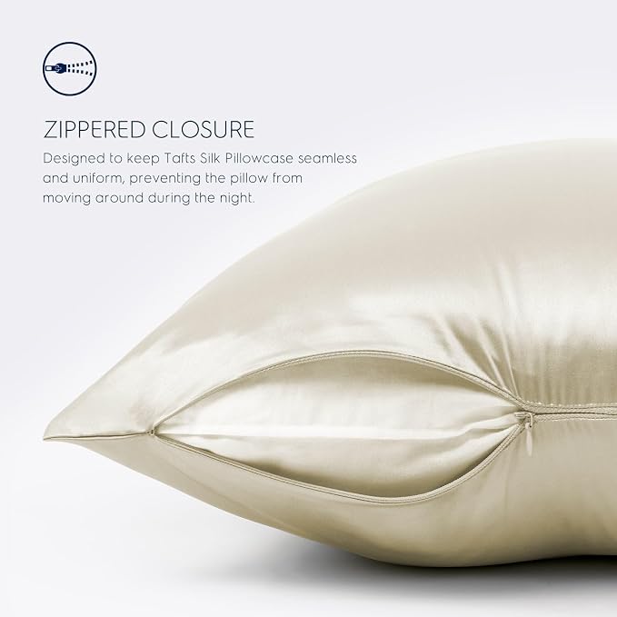 Tafts Pillow Cases - 22mm 100% Pure Mulberry 6A Silk Pillowcase - Image 5