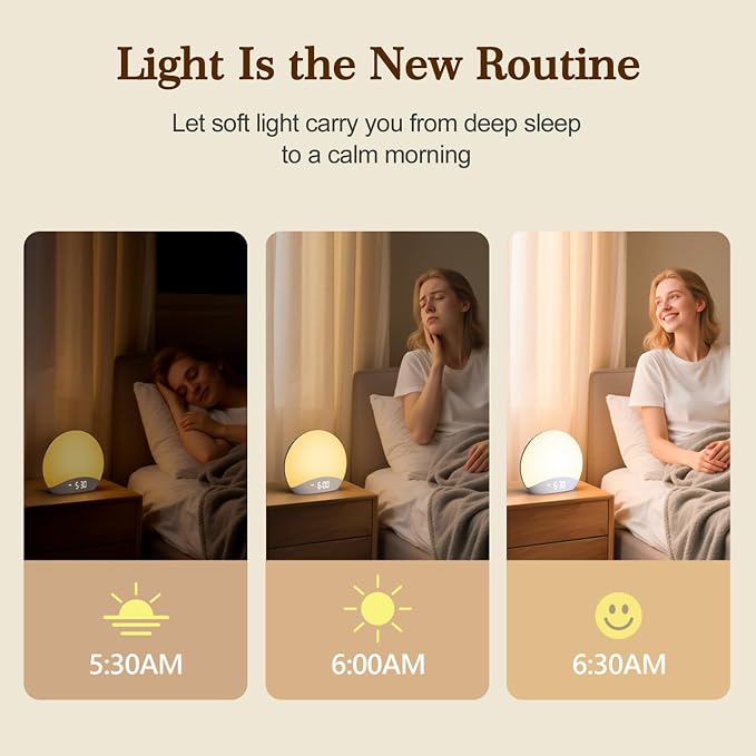 REACHER Sound Machine Sunrise Alarm Clock - Image 3