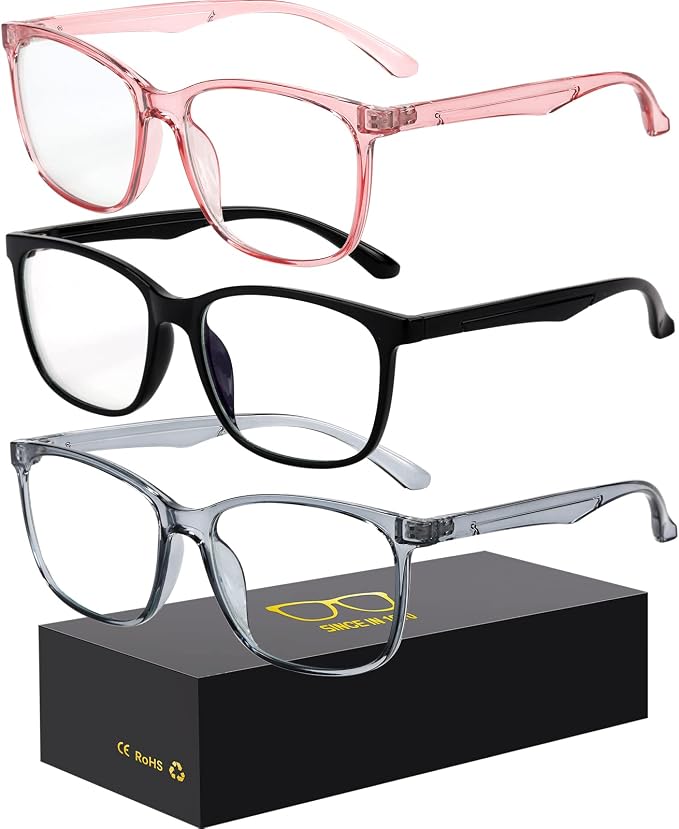 Oilway Blue-Light Blocking Glasses Computer Reading/Gaming/TV/Phones Glasses by Oilway