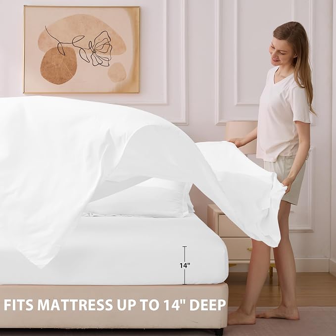 Queen Comforter Set White - Image 6