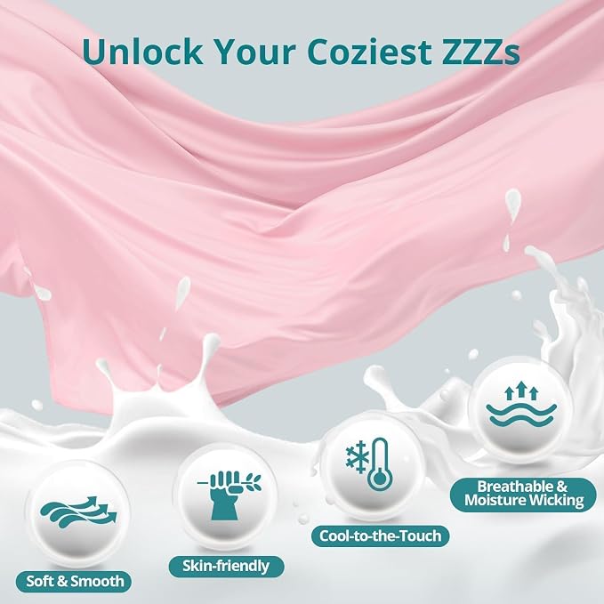 Sasttie Pregnancy Pillows for Sleeping, U Shaped Cooling Full Body Pillow - Image 4