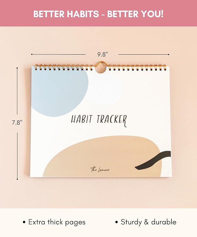 Lamare 2026 Habit Tracker Calendar – Premium Daily Habit Tracker Journal and - Image 2