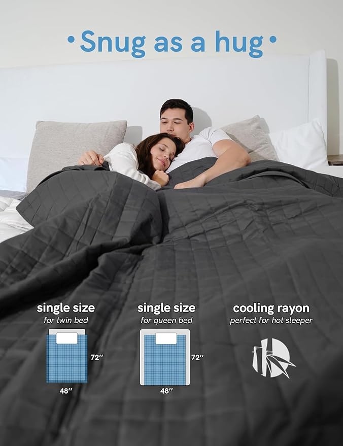 YnM King Size Cooling Weighted Blanket - Image 5