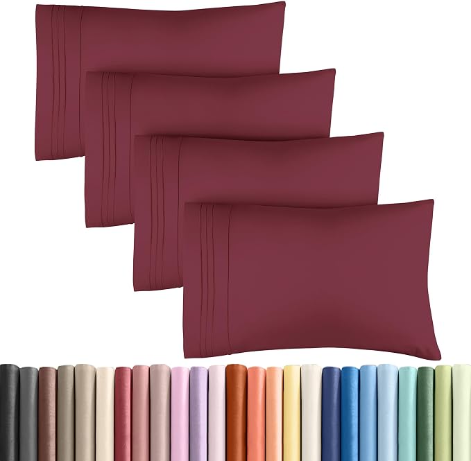 King Pillow Cases Set of 4 by CGKUnlimited