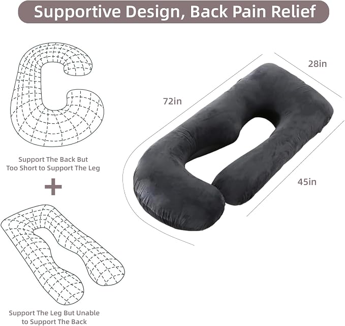 60 Inch Full Body Pregnancy Pillows - Image 6