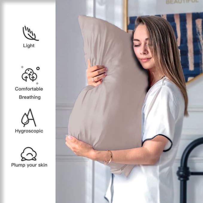 Natural Mulberry Silk Pillowcase - Image 3
