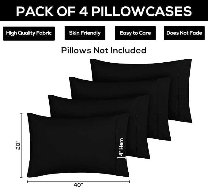 Utopia Bedding King Pillow Cases - Image 3