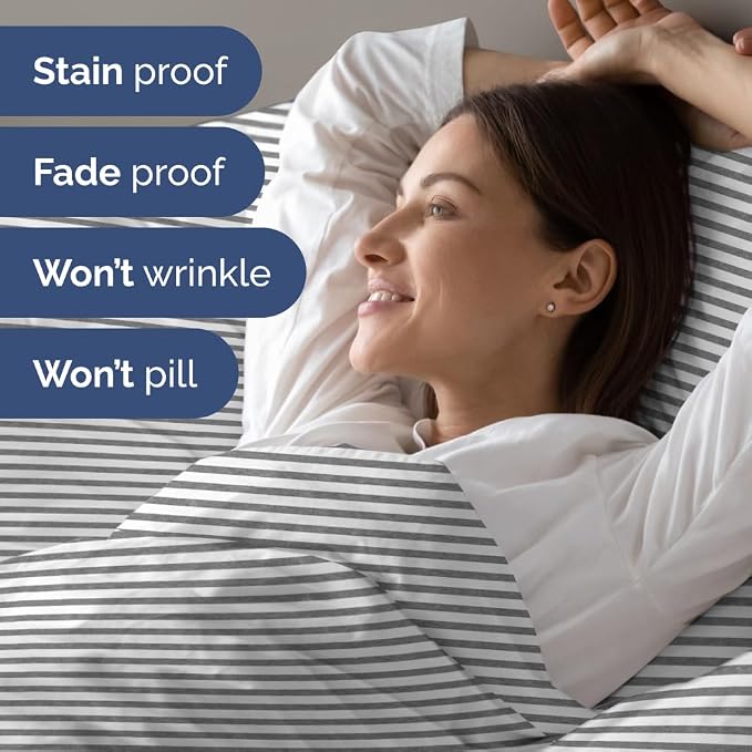 Short Queen Size 4 Piece Sheet Set - Image 7