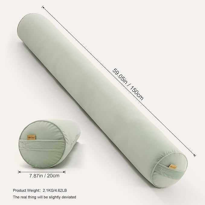 Body Pillow for Adults, Long Round Pillow, Big Cylindrical Pillow, Large Full - Image 2