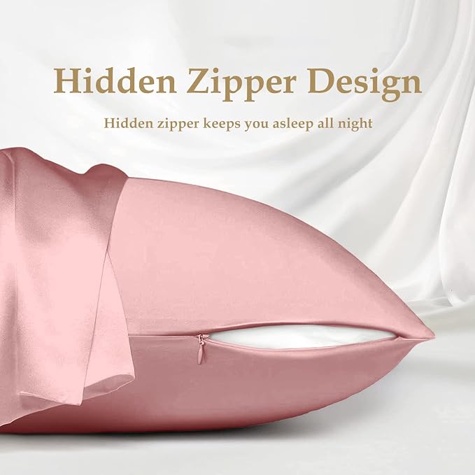 INSSL Silk Pillowcase for Women, Mulberry Silk Pillowcase for Hair and Skin and - Image 5