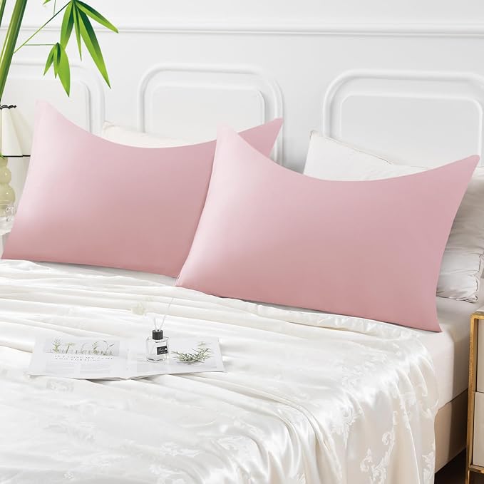 Curved Pillow Case Queen Size, Side Sleeper Pillow Cases Cover Cooling Rayon - Image 7
