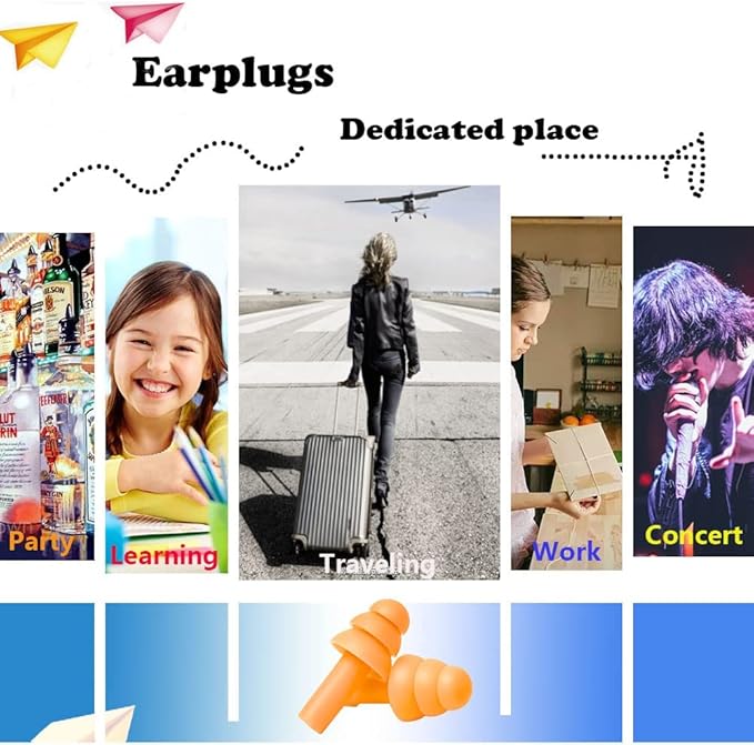 Earplugs for Sleeping Noise Cancelling, Reusable Ear Plugs– Super Soft - Image 7