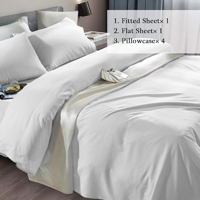 SONORO KATE Bed Sheet Set Super Soft Microfiber 1800 Thread Count Luxury - Image 3