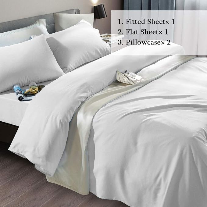 SONORO KATE Bed Sheet Set Super Soft Microfiber 1800 Thread Count Luxury - Image 2